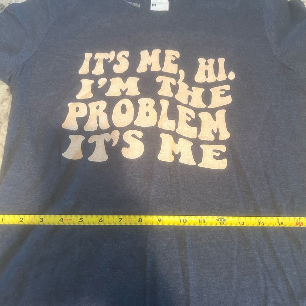 Navy Blue Shirt with Taylor swift song
